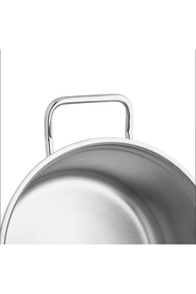 KORKMAZ 18/10 stainless steel pot, size 22x12 cm