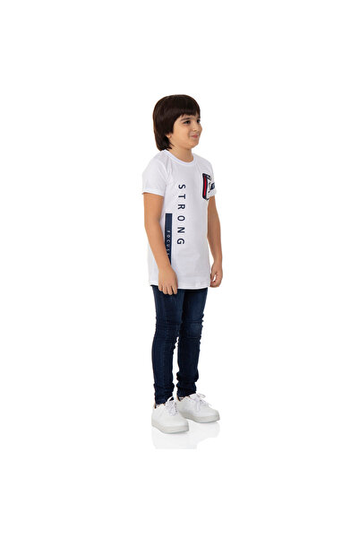 Toontoy Băiat tricou Strong cu imprimeu