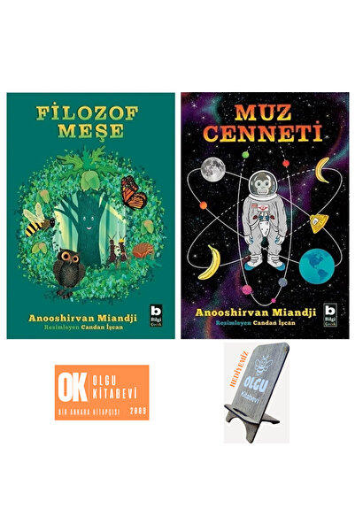 Bilgi Yayınevi Filozof Meşe - Muz Cenneti / 2 Kitap Set - Anooshirvan Miandji -