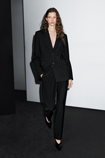 Massimo Dutti Krep cigarette fit pantolon