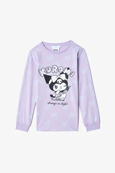 Penti Lilac Girl's Kuromi Long Sleeve Pajamas Set