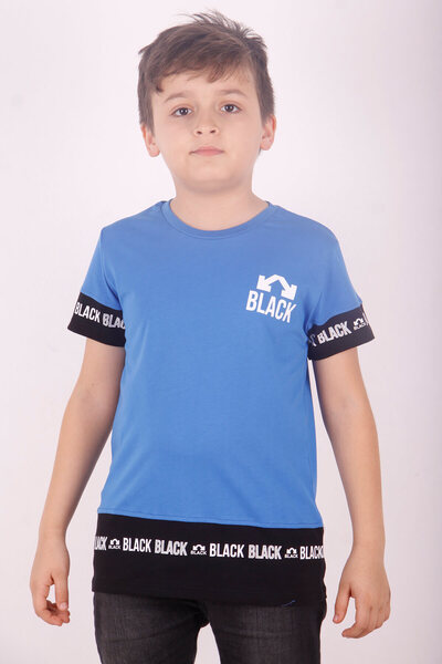 Toontoy Μπλουζάκι για αγόρια BLACK με τύπωμα