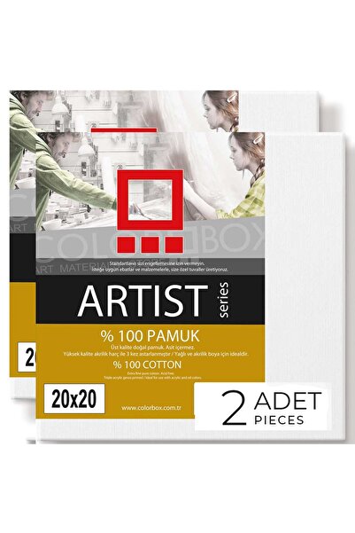 Colorbox Artist Series Pamuk 420gr Tuval (20x20cm)