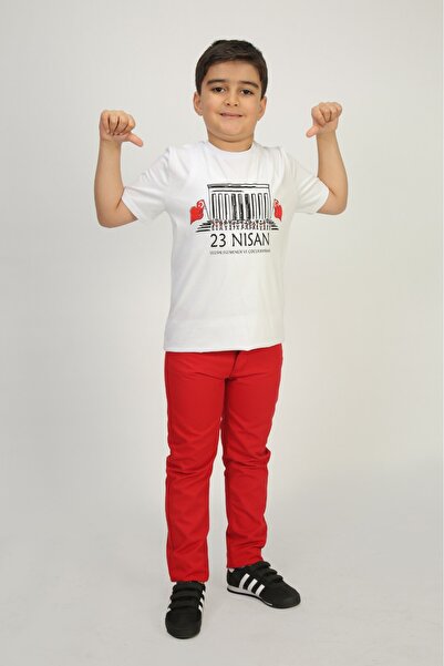 Toontoy 23 April Tricou imprimat unisex pentru copii