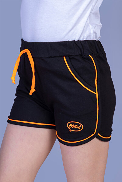 Toontoy Girl's Cool Embroidered Shorts with Two Side Pockets