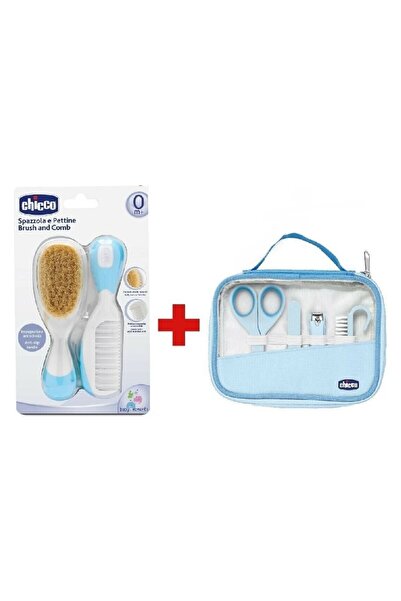 Chicco Tırnak Bakım Seti Ve Fırça Tarak Seti Mavi