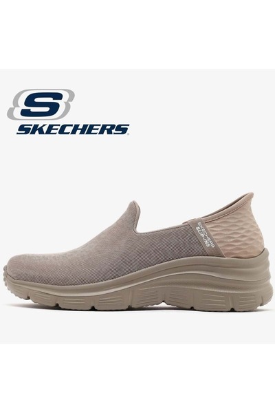 SKECHERS Fashion Fit Slip-İns 896414TK Günlük Kadın Spor Ayakkabı BEJ