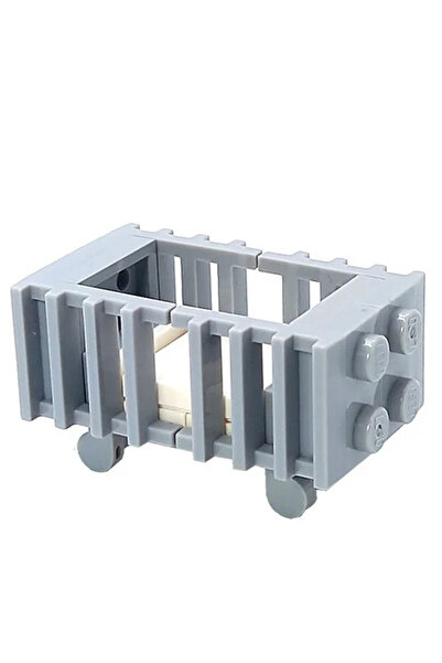 LEGO Orjinal Aksesuar Custom Moc Minifigür Oyuncak City Şehir Gri Beşik