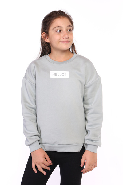 Toontoy Φούτερ για κορίτσια Hello με τύπωμα