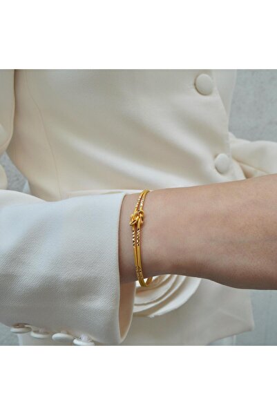 Karadeniz Kuyumculuk Düğüm Ajda 22 Ayar Bilezik (Model 2)