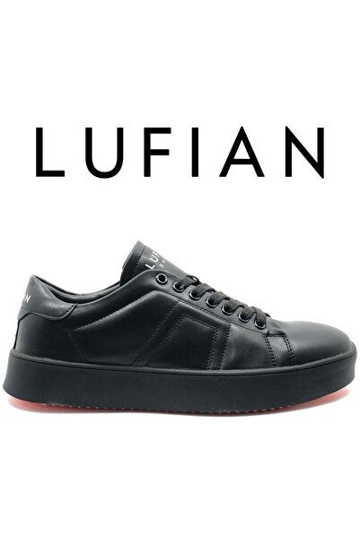 Lufian 112230227 Zeus Sneaker muške kožne cipele CRNE