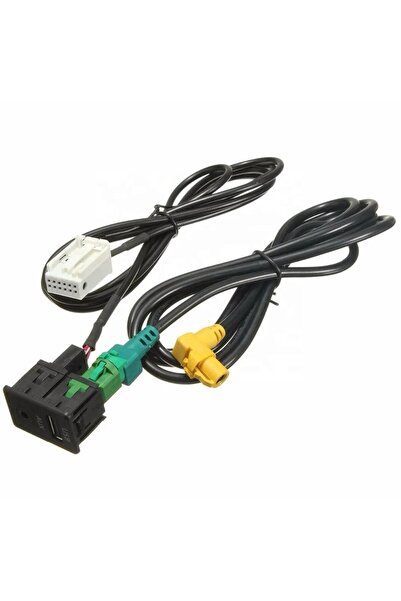 YBA CONTECH Cablu adaptor audio USB AUX IN 12 / 4 pini VW RCD 510 / 310 / 300 / 315 compatibil cu Volkswagen,