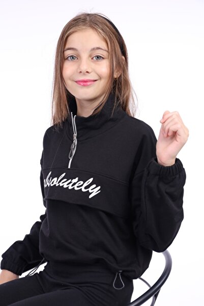 Toontoy Суичър с щампа за момиче