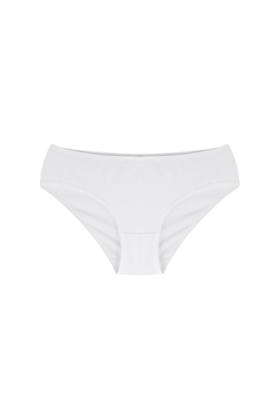Penti Κάλυμμα 3 τεμαχίων Βαμβακερό Λευκό Slip Panty