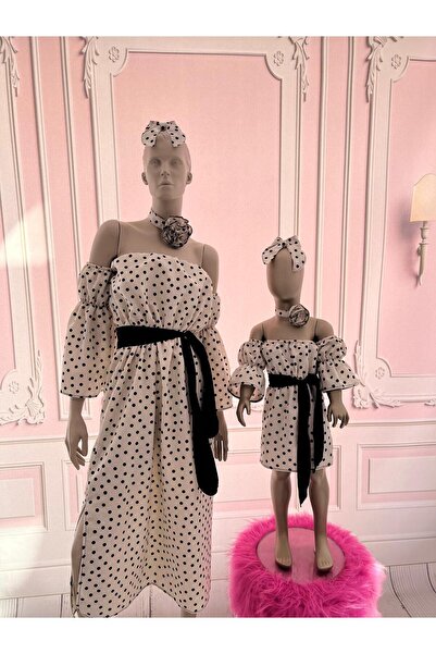 NA ADDESIGN Mother Daughter Dresses, Mother Daughter Polka Dot Dress (Must Be Added Separately to the Cart, Prices Are Different)