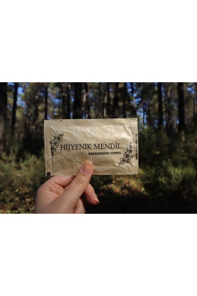 Islakmendilcim Alazpack Kraft Wet Wipes Disposable Hygienic Wipes Printed 7X12 500 Pieces