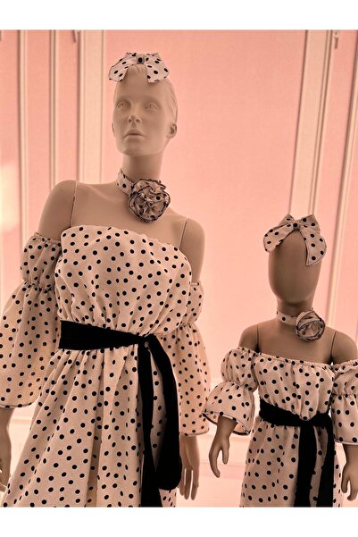 NA ADDESIGN Mother Daughter Dresses, Mother Daughter Polka Dot Dress (Must Be Added Separately to the Cart, Prices Are Different)