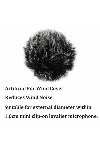 Mimozaavm Rüzgar Engelleyici Yaka Mikrofonu Mikrofon Tüyü Rüzgarlık Boya Sony Suny Saramonic