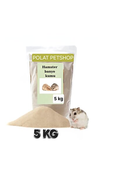 polat pet 5 Kg Hamster, Ginepig, Kemirgen Banyo Kumu 5 Kg.