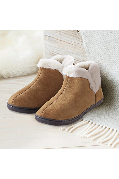 Yatsan Γυναικεία καφέ σουέτ παπούτσια Tempur Vallery