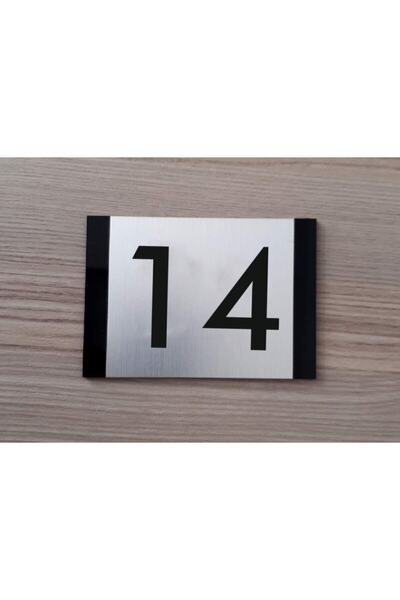 Yönline رقم باب مزخرف للشقة ذاتي اللصق من البليكسي -14