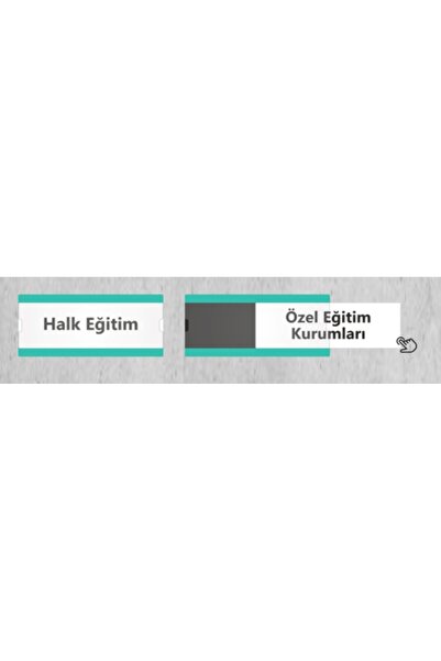 Yönline Okullara Özel Kampanya 10'lu Paket Değiştirilebilir Okul Sınıf Kapı İ...