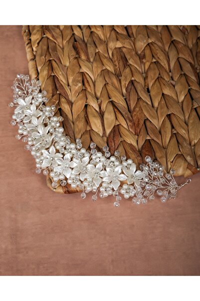 ASİMEL TASARIM Bridal Tiara Hair Accessory Wedding Henna Wedding Promise Engagement Graduation