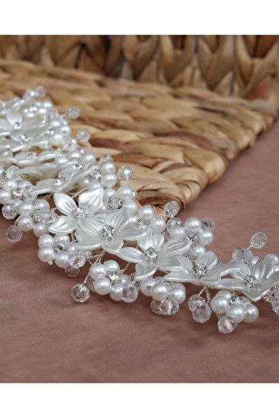 ASİMEL TASARIM Bridal Tiara Hair Accessory Wedding Henna Wedding Promise Engagement Graduation