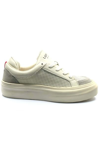 Lufian 111230259 Allan Sneaker Men's Leather Shoes White