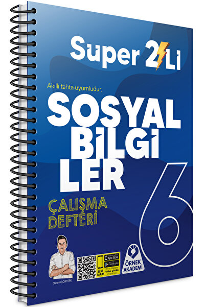 Örnek Akademi Yayınları 6. Sınıf Süper İkili Sosyal Bilgiler Seti (2 Kitap) Olcay Göktepe
