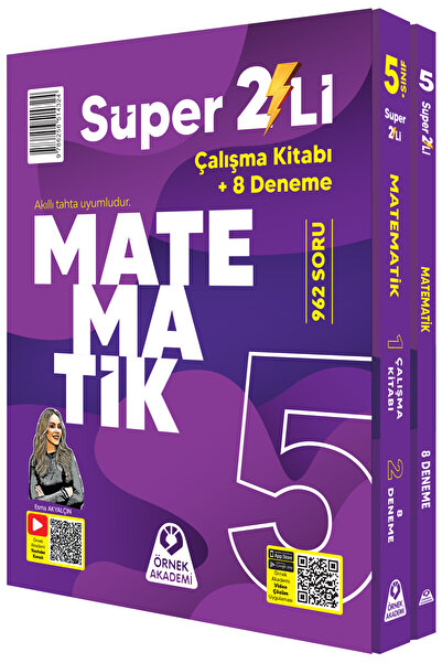 Örnek Akademi Yayınları örnek akademi 5. Sınıf Süper İkili Matematik Seti (2 ...