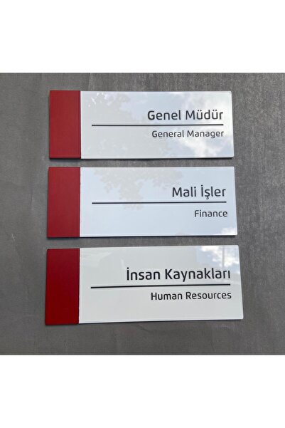 Yönline 3 bucăți de semne de direcție cu bandă autoadezivă pentru uși 24x9 cm...