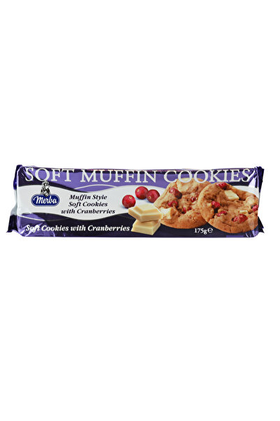 Merba Merba Soft Cranberry Muffin Cookies 175 Gr. (1 Paket)