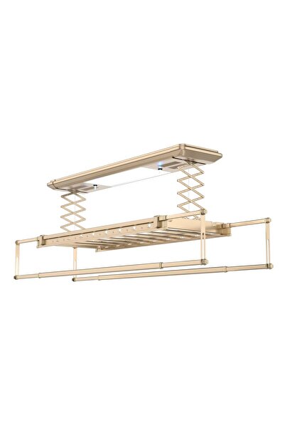 Sunshine Home Uscător de rufe, SUNSHINE HOME, cu telecomandă și funcție UV, culoare auriu (șampanie), 170x32x10