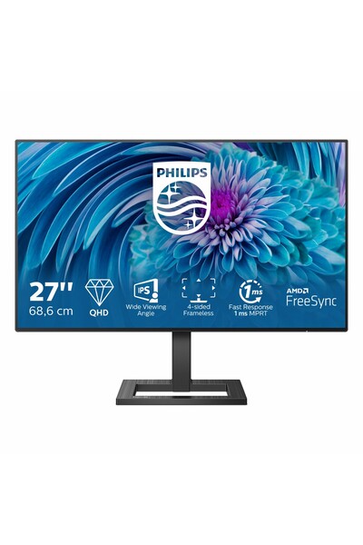 Philips 275E2FAE 27" 75Hz 1Ms HDMI+DP WQHD FreeSync IPS Vesa Monitör