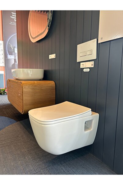 Turkuaz Cerastyle (aqua) Asma Klozet + Yavaş Kapanan Kapak