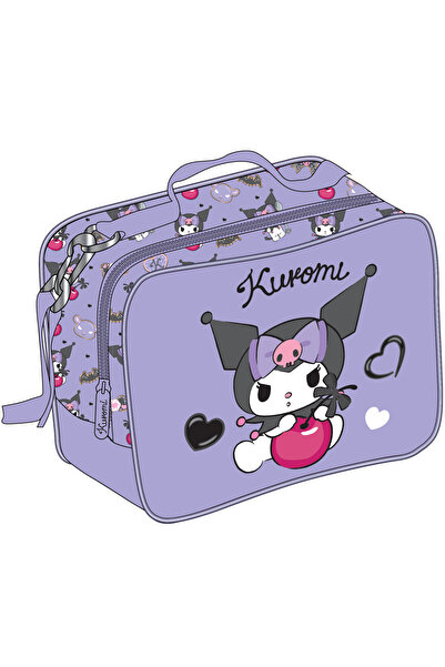 SANRIO Kuromi 4 in 1 Backpack Set with Lunch Bag, Stainless steel Water Bottle & Pencil Case