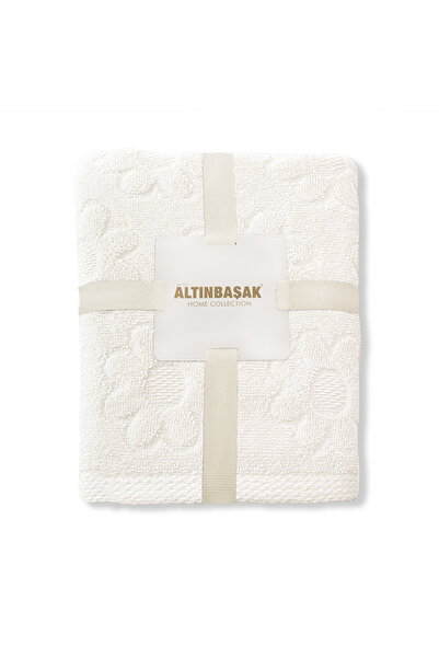 Altınbaşak Solana %100 Pamuk 2'li El Havlusu Seti 50 x 90 Ekru