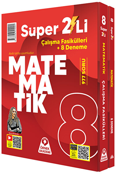 Örnek Akademi Yayınları 8. Sınıf Süper İkili Matematik Seti (2 Kitap)