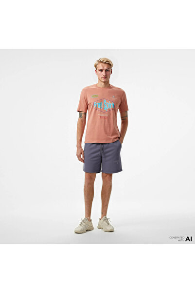 Champion Rib Cuff Erkek Gri Şort