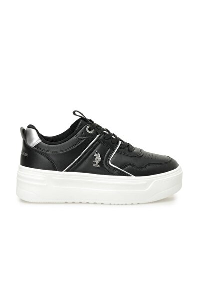 U.S. Polo Assn. U.S. Polo Assn. 5P CLARKE 5FX Kadın  Siyah Sneaker
