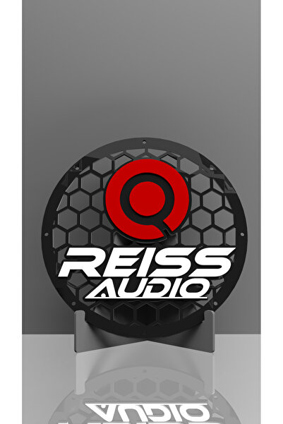 Pozitif Lazer 20cm Reis Audio Yazılı Dayanıklı Pleksi Midrange Kapağı, Hoparlör Kapağı (2 ADET)