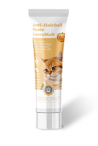 DODONUT LoveyMalt Kedi Tüy Yumağı Önleyici Besin Takviyesi, 100 GR