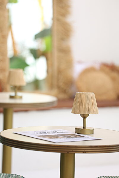 Maison Avf Rafya Saçaksız Şarjlı Masa Lambası