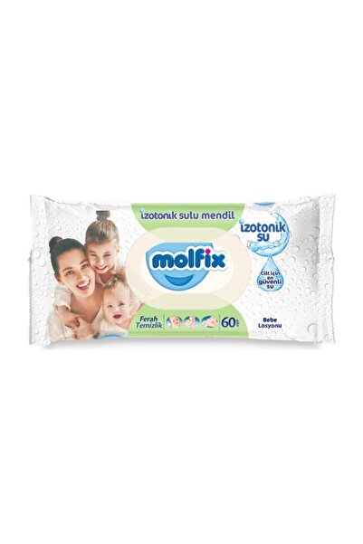 Molfix İzotonik Sulu Mendil Ferah 60 Lı x12 Adet