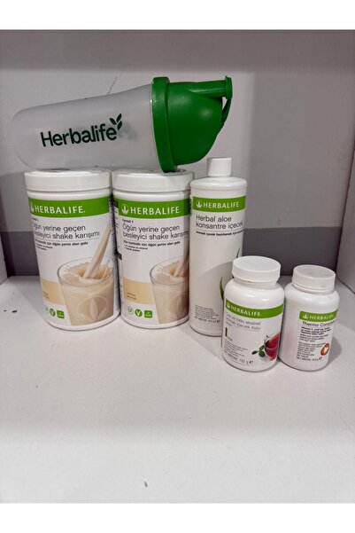 Herbalife 2 Shake + Çay 102 Gr+ Aloe + Thermo + Shaker Hbalo2s539525212