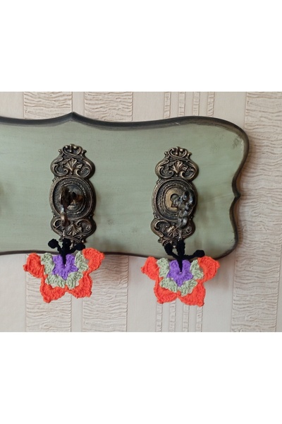 El örgüsü Ydr Design Hand Knitted Earrings