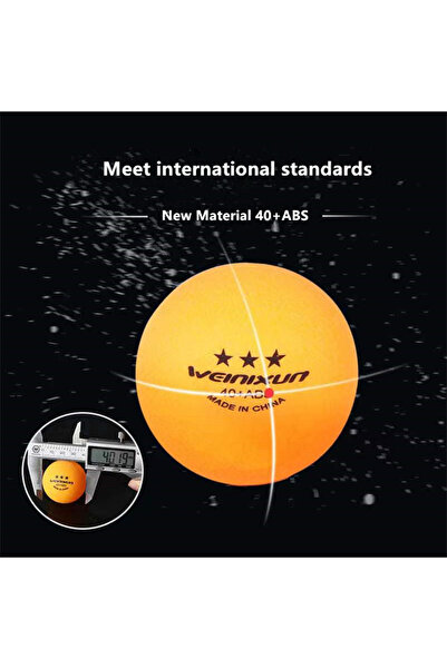 Choice 20 كرة بيضاء من كرات تنس الطاولة 3 نجوم 20 ~ 100 قطعة من مادة جديدة AB...