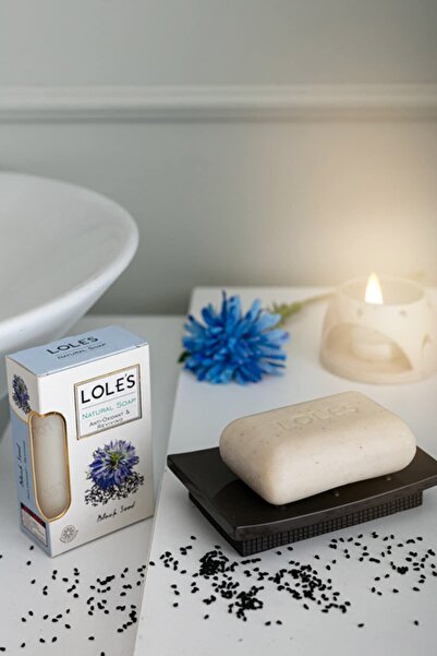 Lole's Luxury Pure Natural Soap, Black Seed Beauty Bar, 150g