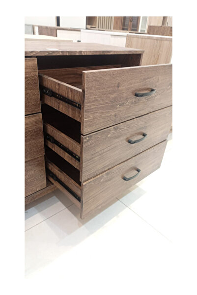 Generic Wooden cabinet or dresser with 6 drawers 120×74 cm